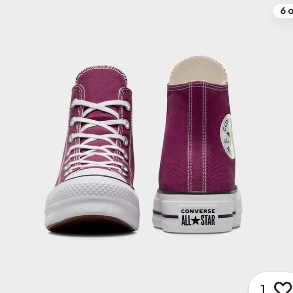 WOMENS CONVERSE CHUCK TAYLOR ALL-STAR LIFT SNEAKER size 7 - Picture 4 of 7